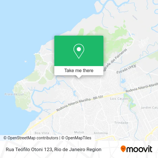 Rua Teófilo Otoni 123 map