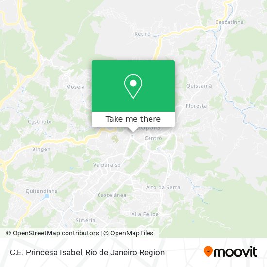 C.E. Princesa Isabel map