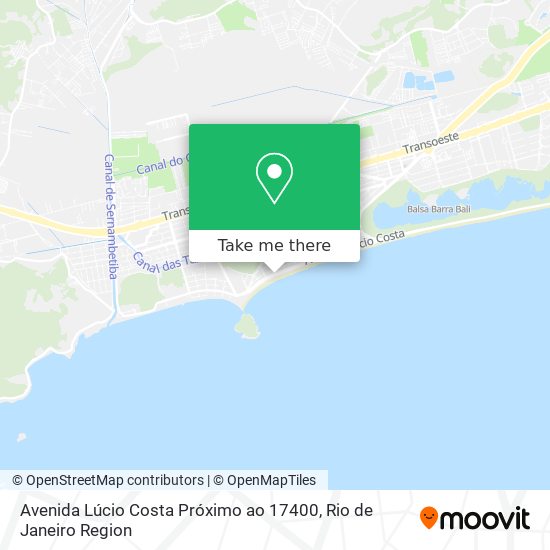 Avenida Lúcio Costa Próximo ao 17400 map