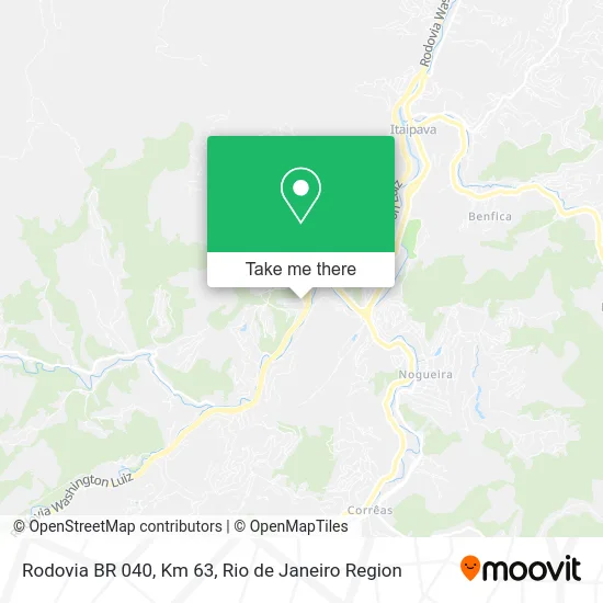 Rodovia BR 040, Km 63 map