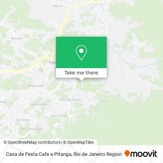 Casa de Festa Cafe e Pitanga map