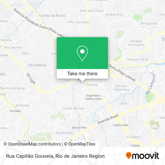 Rua Capitão Gouveia map