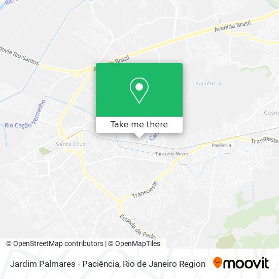 Jardim Palmares - Paciência map