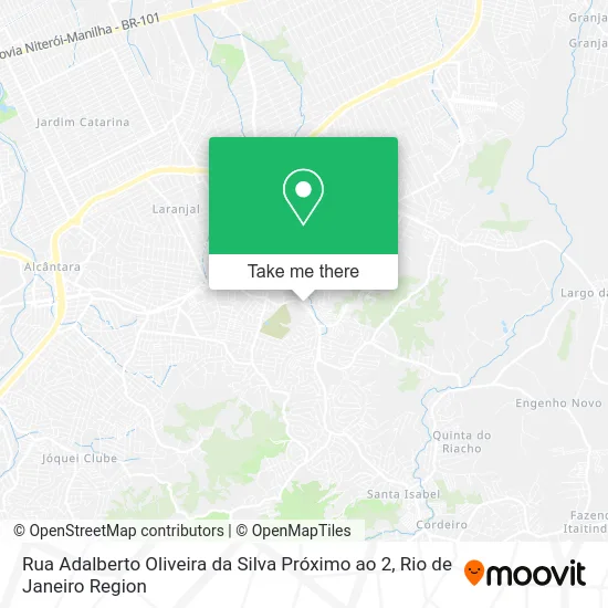Rua Adalberto Oliveira da Silva Próximo ao 2 map