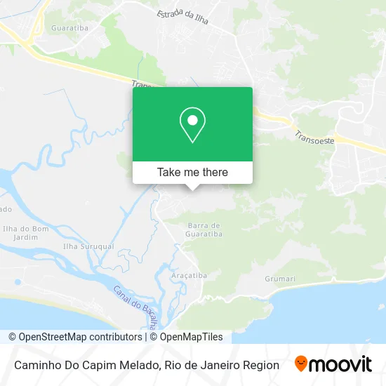 Caminho Do Capim Melado map