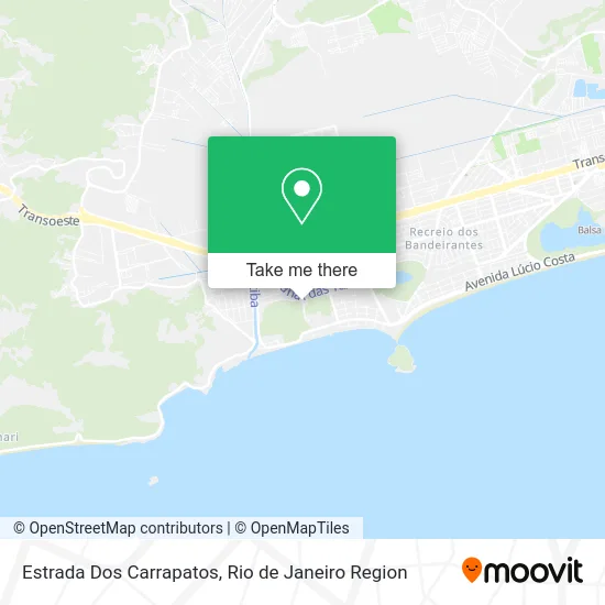 Estrada Dos Carrapatos map