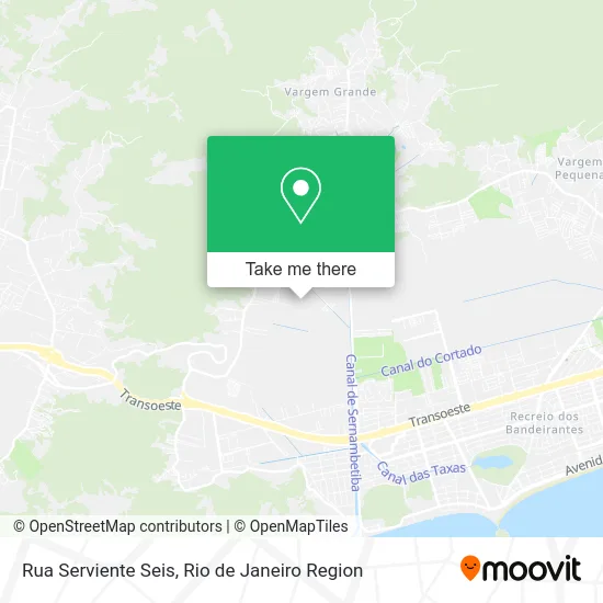 Rua Serviente Seis map