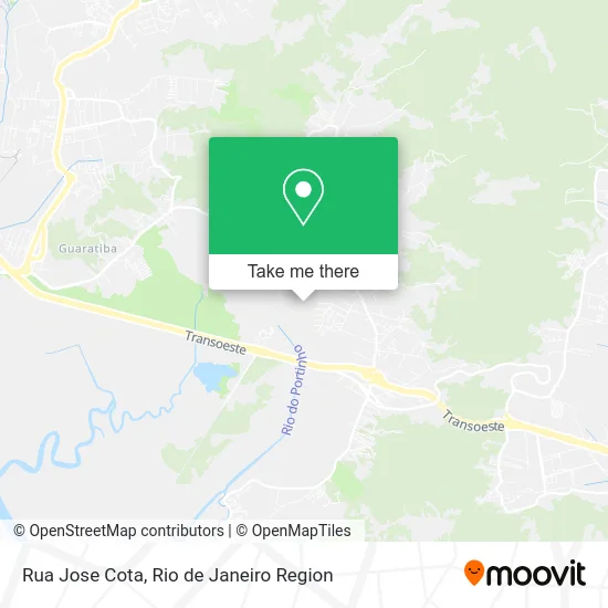 Rua Jose Cota map