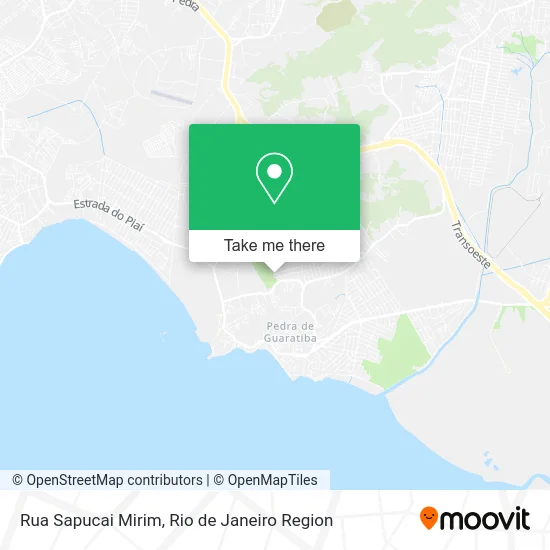 Rua Sapucai Mirim map