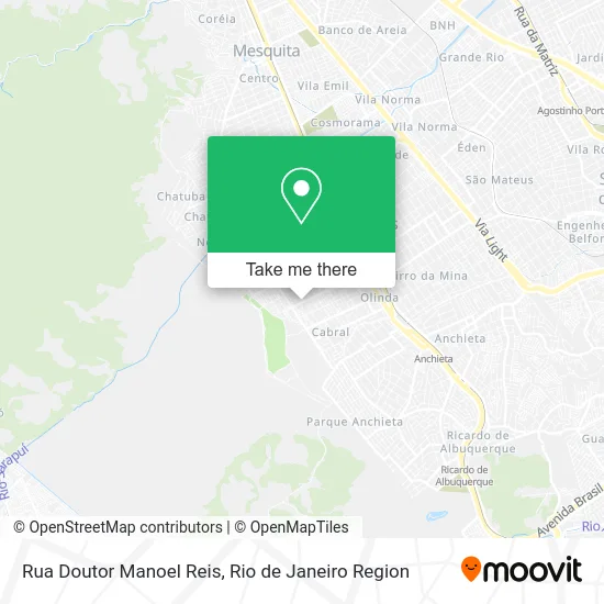 Rua Doutor Manoel Reis map
