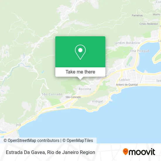 Estrada Da Gavea map