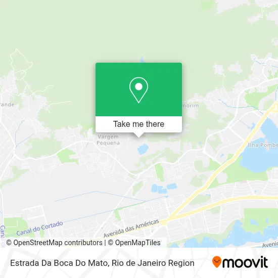 Estrada Da Boca Do Mato map