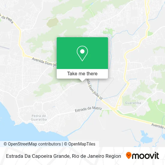 Estrada Da Capoeira Grande map