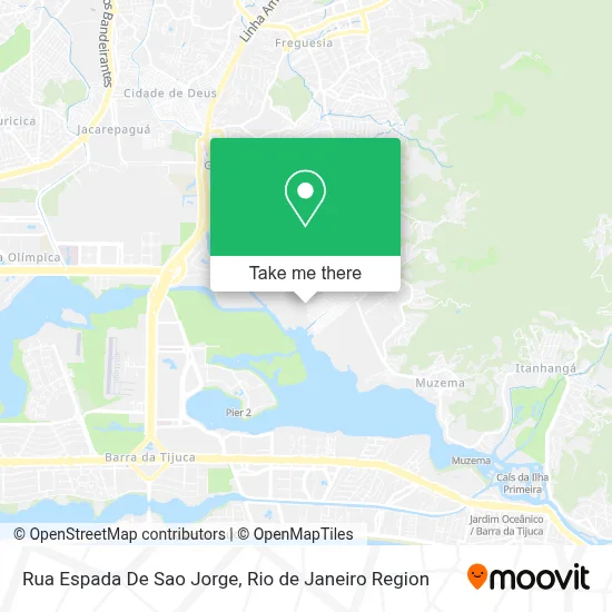 Rua Espada De Sao Jorge map