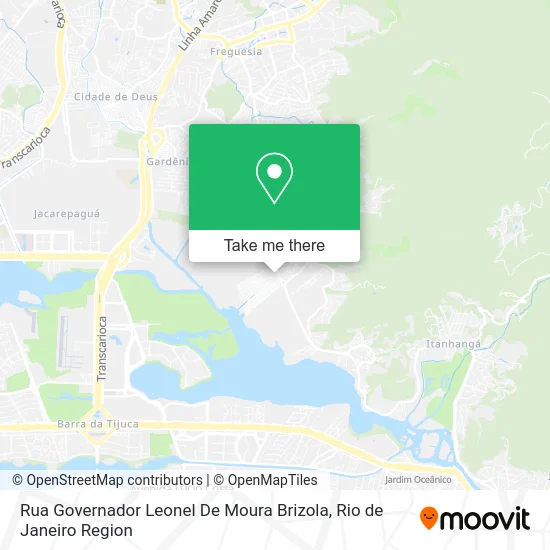 Rua Governador Leonel De Moura Brizola map