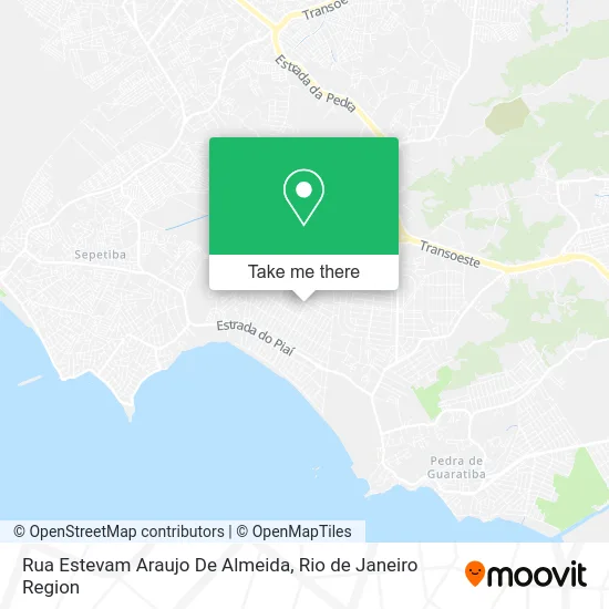 Rua Estevam Araujo De Almeida map