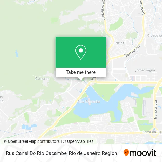 Rua Canal Do Rio Caçambe map