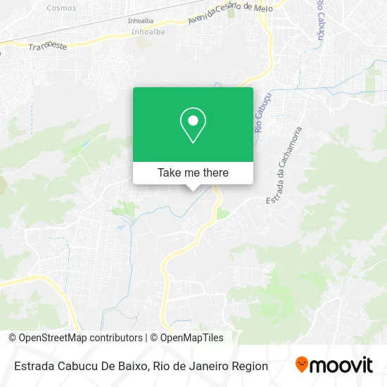 Estrada Cabucu De Baixo map