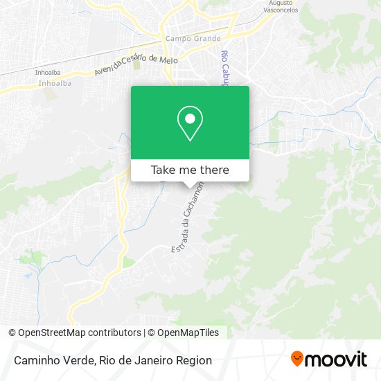 Caminho Verde map