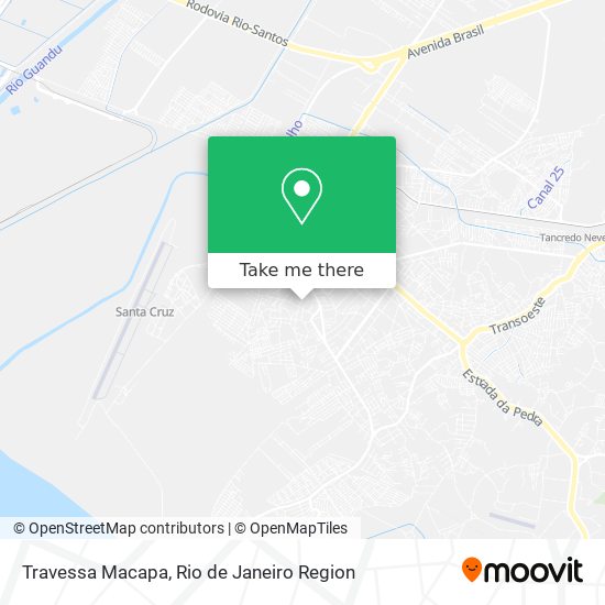 Mapa Travessa Macapa