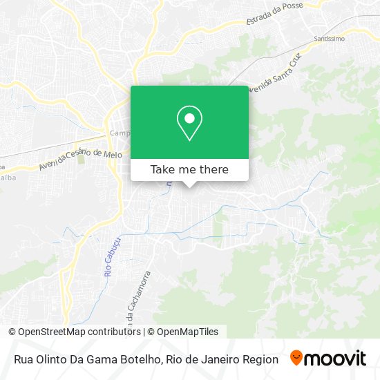 Mapa Rua Olinto Da Gama Botelho