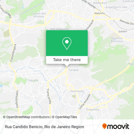 Rua Candido Benicio map