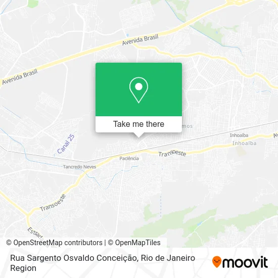 Rua Sargento Osvaldo Conceição map