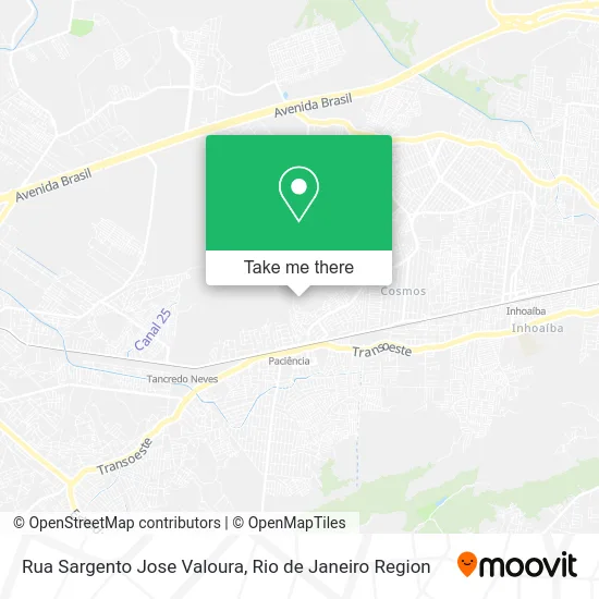 Rua Sargento Jose Valoura map