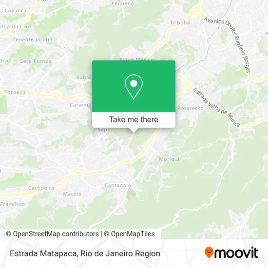 Estrada Matapaca map