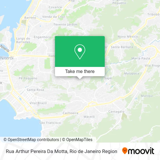 Rua Arthur Pereira Da Motta map