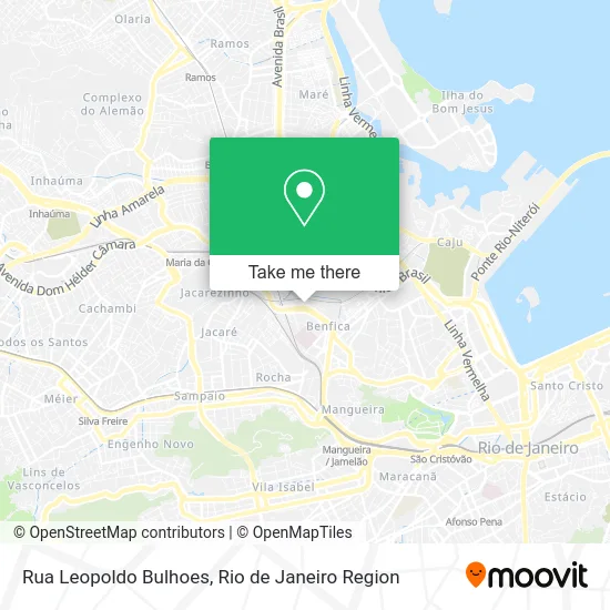 Rua Leopoldo Bulhoes map