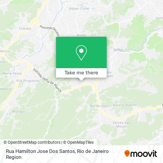Rua Hamilton Jose Dos Santos map