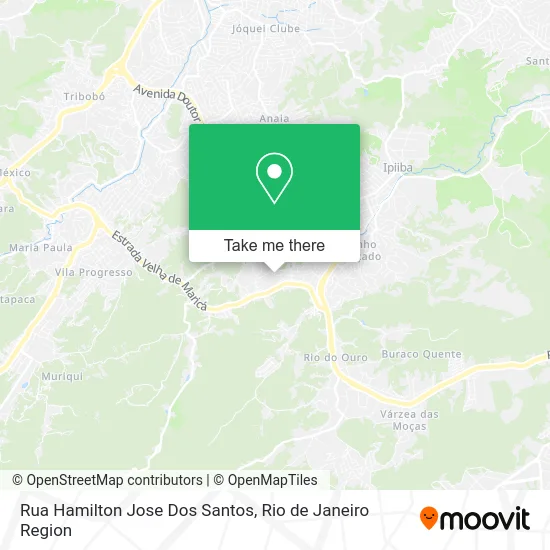 Rua Hamilton Jose Dos Santos map