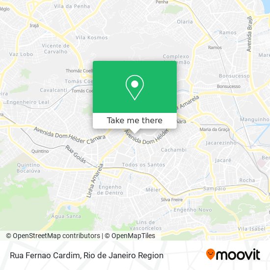 Rua Fernao Cardim map