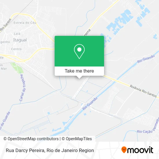 Rua Darcy Pereira map