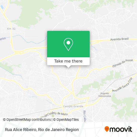 Rua Alice Ribeiro map