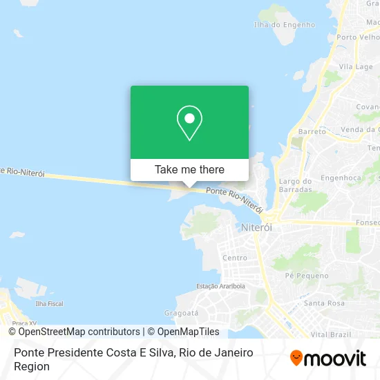Ponte Presidente Costa E Silva map