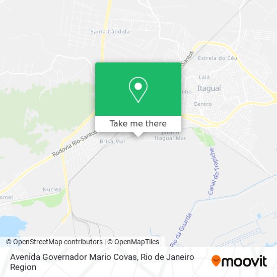 Avenida Governador Mario Covas map