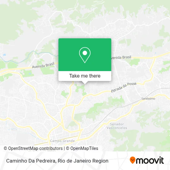 Caminho Da Pedreira map