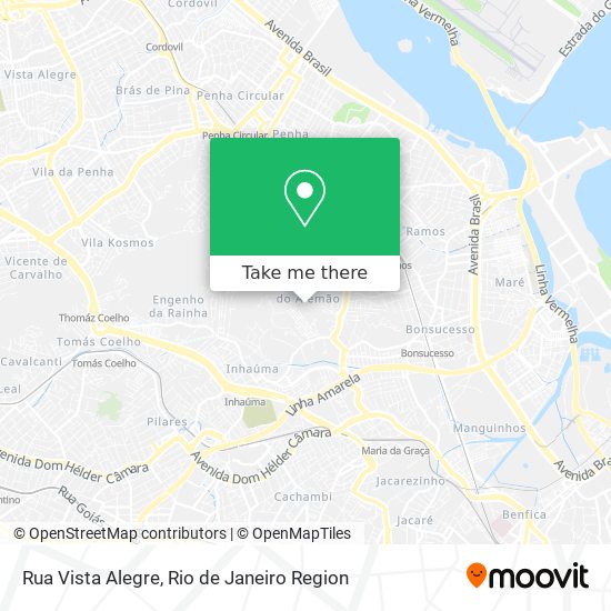 Mapa Rua Vista Alegre