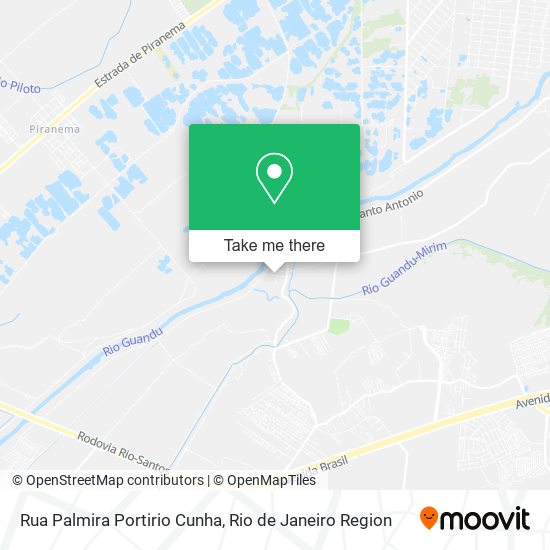 Rua Palmira Portirio Cunha map