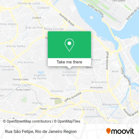 Rua São Felipe map