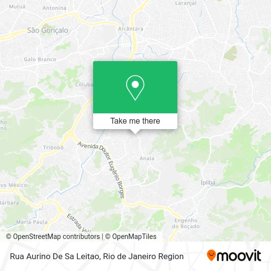 Rua Aurino De Sa Leitao map