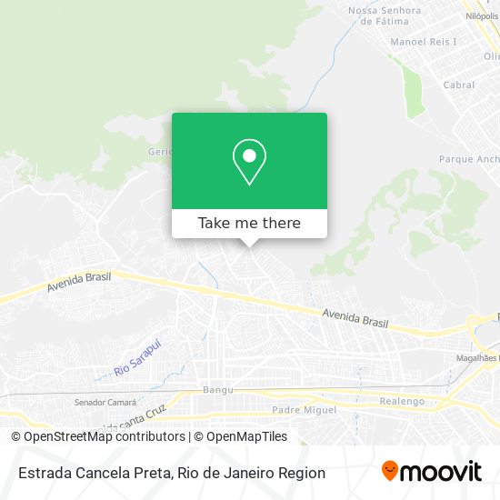 Estrada Cancela Preta map