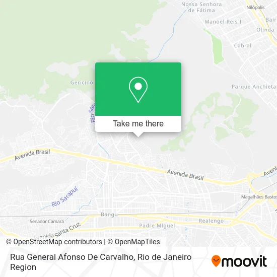 Rua General Afonso De Carvalho map