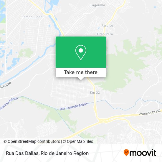 Rua Das Dalias map