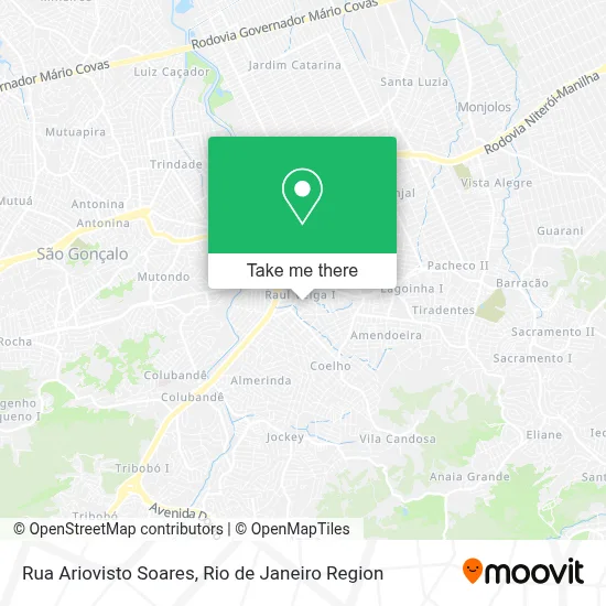 Rua Ariovisto Soares map