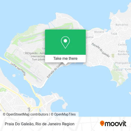 Praia Do Galeão map