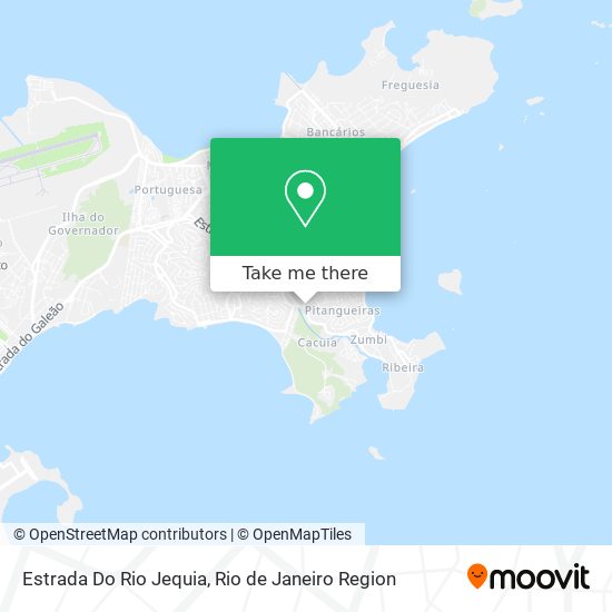 Mapa Estrada Do Rio Jequia