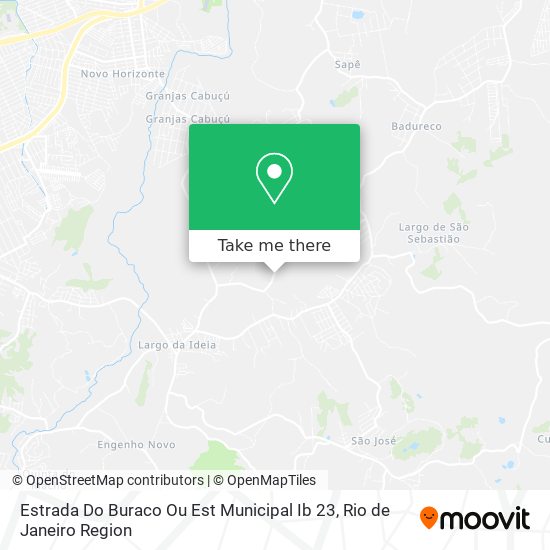 Estrada Do Buraco Ou Est Municipal Ib 23 map